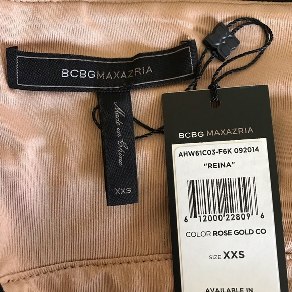 BCBG MAXAZRIA Reina Dress in Rose Gold - Picture 6 of 8